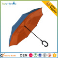 company in china Fabric double layer cool reverse umbrella for sale